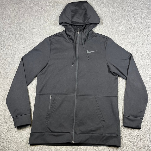 Nike Other - Nike Therma-FIT Mens Full Zip Hoodie Black Training Sweatshirt CU6231-010 M